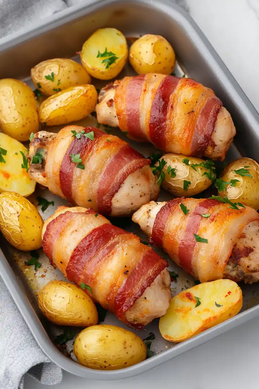 Easy Bacon Wrapped Stuffed Chicken: Impress with Minimal Prep